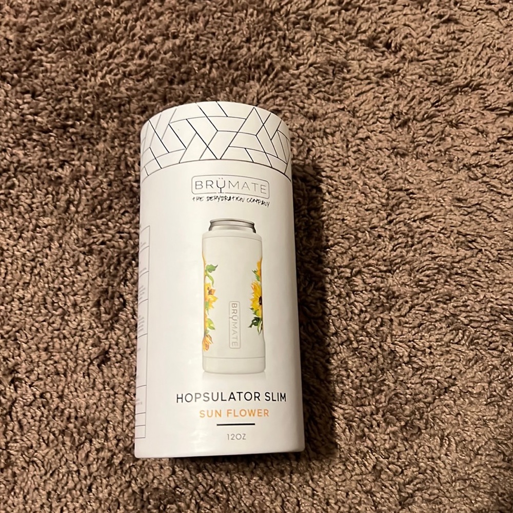 Brumate Sunflower Hopsulator Slim Can Design